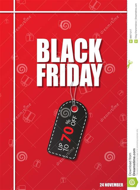 Ejemplo Del Vector De La Venta De Black Friday Texto De Black Friday