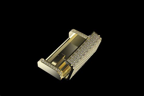 8mm To 9mm Diamonds Cuban Link Lock System 3d Model 3d Printable Cgtrader