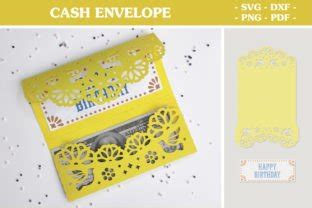 Money Cash Envelope Svg Papel Picado Graphic By Cuttinglinestore