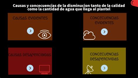 causas y consecuencias de la disminución de la calidad y cantidad agua