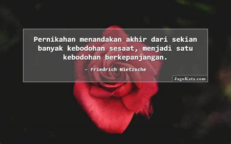 JagoKata Friedrich Nietzsche Pernikahan Menandakan Akhir Dari