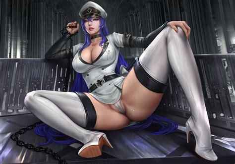 Rule 34 1girls Akame Ga Kill Big Ass Big Breasts Breasts Esdeath