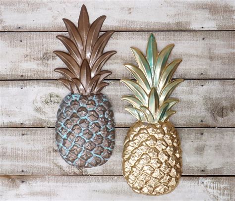 Pineapple Wall Decor Large Metal Pineapple Wall