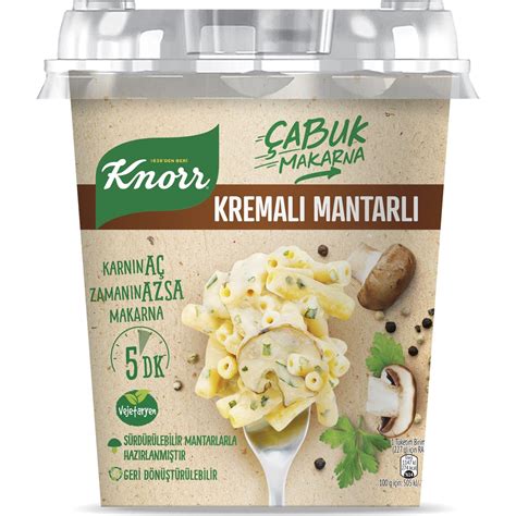 Knorr Abuk Makarna Kremal Mantarl Gr Marketpaketi