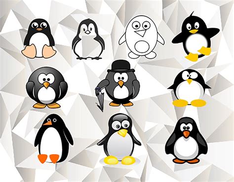 Pinguin Bundle Svg Pinguin Bundle Clipart Pinguin Bundle Cut Etsy