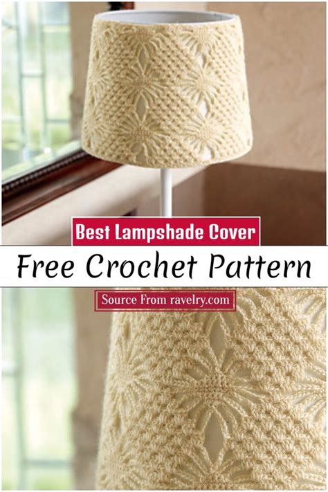 14 Free Crochet Lampshade Patterns For All Lamp Types DIYsCraftsy