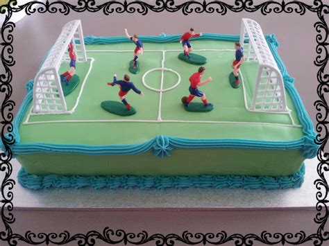 Lucys Delicious Cakes Soccer Field Birthday Cake