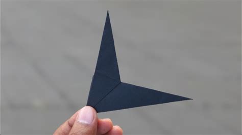 How To Make A Paper Arrow Flicker Origami Arrowhead Flicker Frisbee