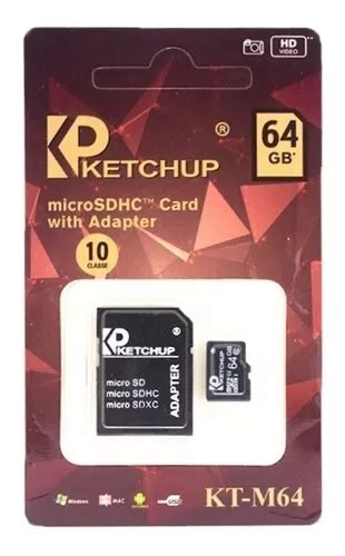 Cartão De Memória 64gb Classe 10 Ultra C Adaptador Micro Sd MercadoLivre