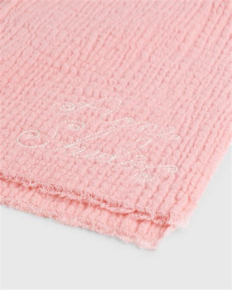 Acne Studios Logo Scarf Pink Highsnobiety Shop