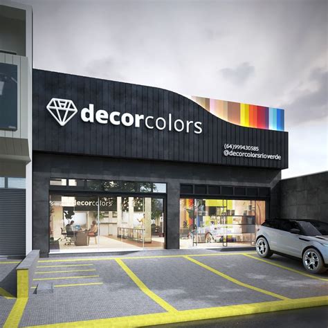 Decorcolors Design De Supermercado Fachadas De Lojas Arquitetura