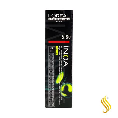 Loreal Inoa Color 5 60 Castaño Claro Rojizo Intenso 60 gr