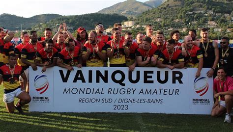 Ligue Sud PACA Mondial du Rugby Amateur la France pionnière