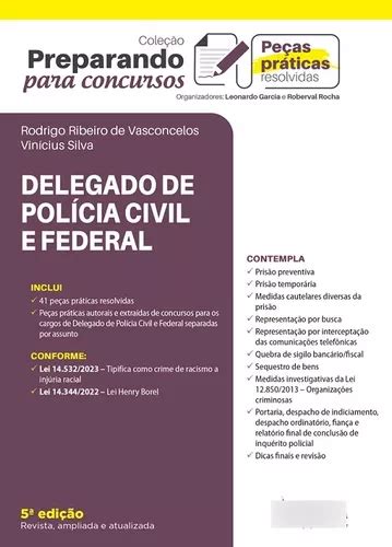 Preparando Para Concursos Pecas Praticas Resolvidas Delegado De