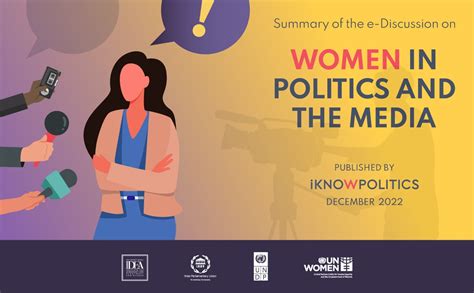 Summary Of The E Discussion On Women In Politics And The Media