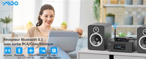 Ymoo Hd R Cepteur Bluetooth Hi Fi Adaptateur Bluetooth Aptx Ll