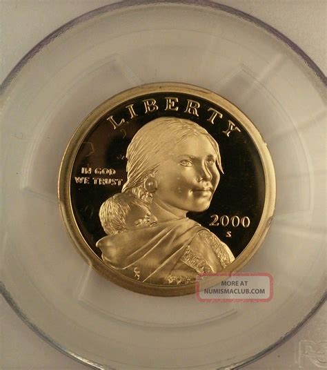 2000 S Sacagawea Native American Dollar 1 Pcgs Pf69dcam Proof 69