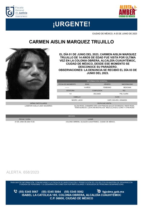 Alerta Amber Cdmx