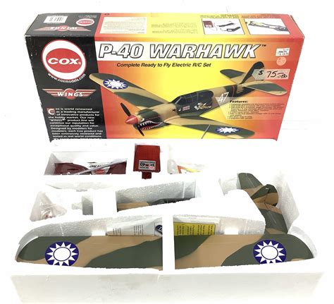 Lot Cox P 40 Warhawk And Spitfire Mk Xiv Airplane Kits