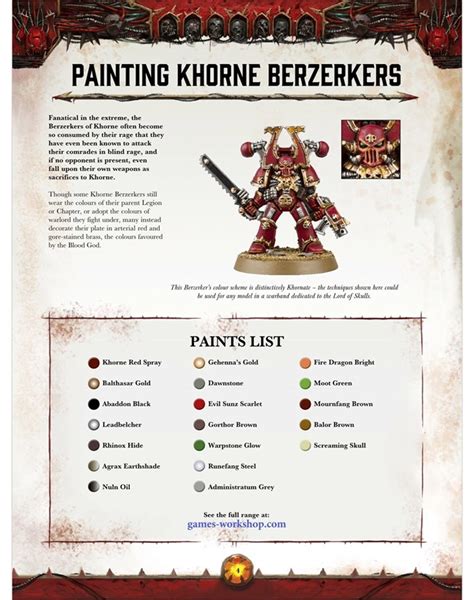 Warhammer Digital - Khorne Painting Guide: Warhammer 40,000