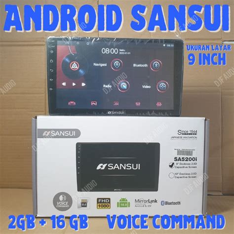 Jual Head Unit Android Sansui Sa I Inch Gb Gb Inci