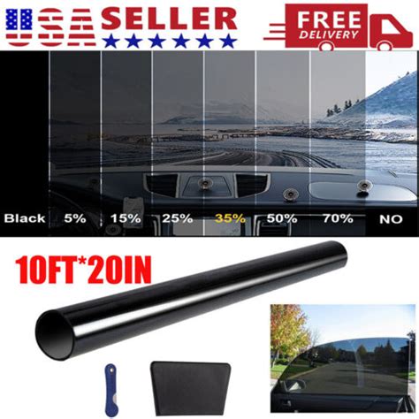 35 Vlt 300cm Uncut Roll Window Tint Film 20 X 10ft Feet Car Home