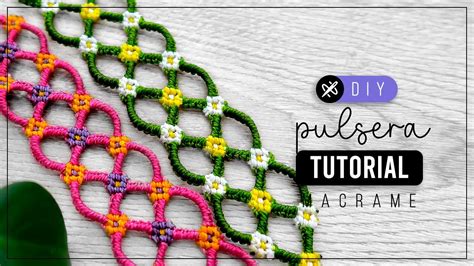 Pulsera Lienzo 🌿 Como Hacer Pulsera De Nudos Diy Tutorial Paso A Paso