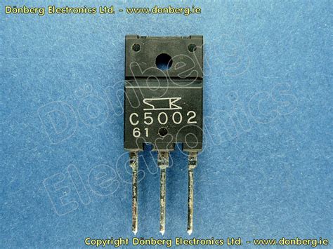 Semiconductor 2SC5002 2SC 5002 TRANSISTOR SILICON NPN 1500V 7A