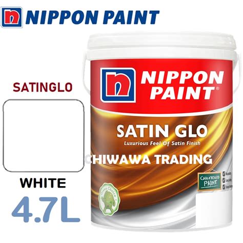 NIPPON 100 ORIGINAL Interior Indoor Wall Satin Glo Paint 4 7Liter