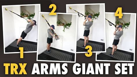 4 Trx Exercises Giant Set For Biceps And Triceps Fitness Freedom Athletes Coach Adam Trx