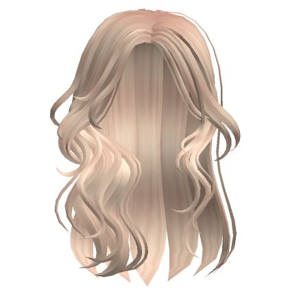 Natural Messy Layered Anime Hair Blonde Roblox Item Rolimon S