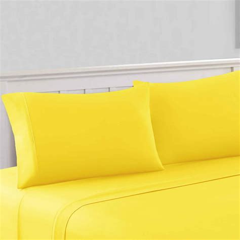 Pacific Coast Textiles Bright Solid Microfiber Polyester Sheet Set