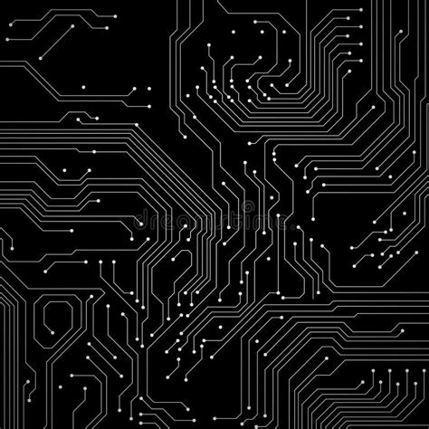 Circuit Board Background Vector Stock Vector Illustration Of Connect