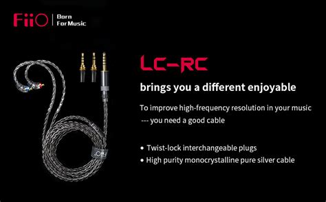 Amazon FiiO LC RC Earphones Headphone Upgrade Cable High Purity