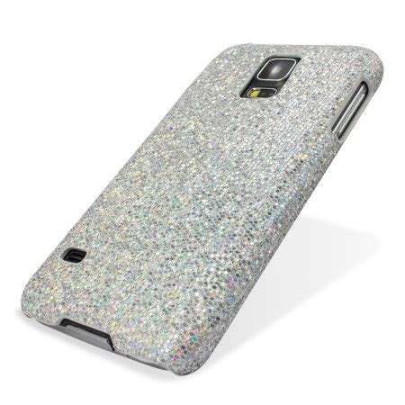 Samsung Galaxy S5 Glitter Case Silver