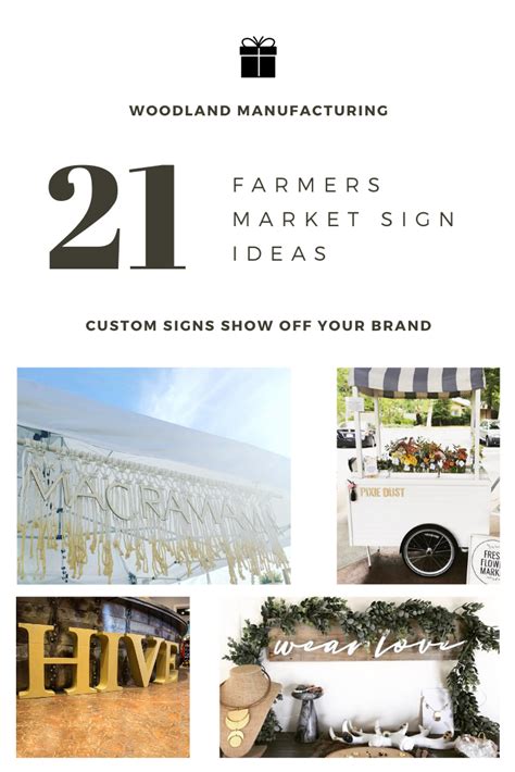 Farmers Market Sign Ideas - Custom and Easy | Woodland Manufacturing ...