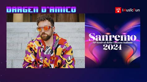 Dargen D Amico In Gara A Sanremo 2024 Con Onda Alta Scheda