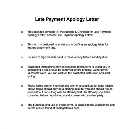 Free 16 Sample Apology Letters For Being Late In Pdf Word