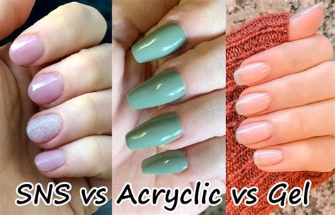 Sns Vs Acrylic Vs Gel Nails 4 Factor Comparison Sns Nails Colors Spring Acrylic Nails Gel