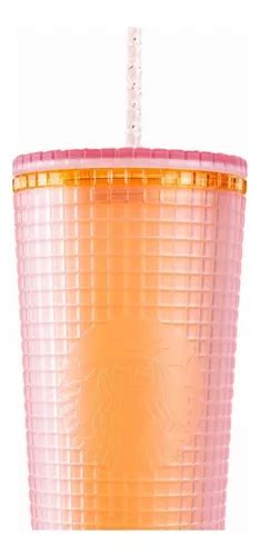 Vaso Starbucks Rosa Pink San Valentin Grid Venti Soft Touch Cuotas