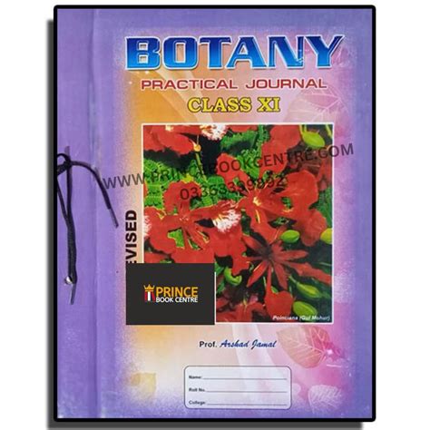 Practical Journal Botany For Xi Pre Medical By Arshad Jamal Prince