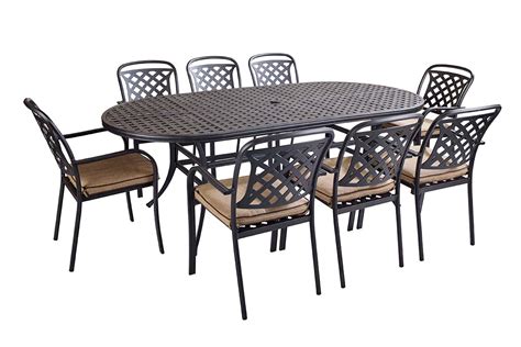 Berkeley Seat Oval Dining Set Berkeley Cast Aluminium Garden