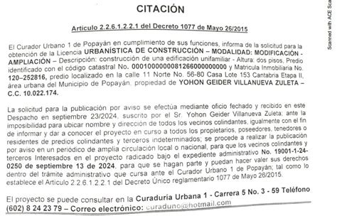 Solicitud De Licencia Urban Stica De Construcci N Para El Predio