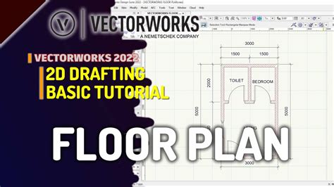 Vectorworks Basic Floor Plan Tutorial For Beginner Youtube