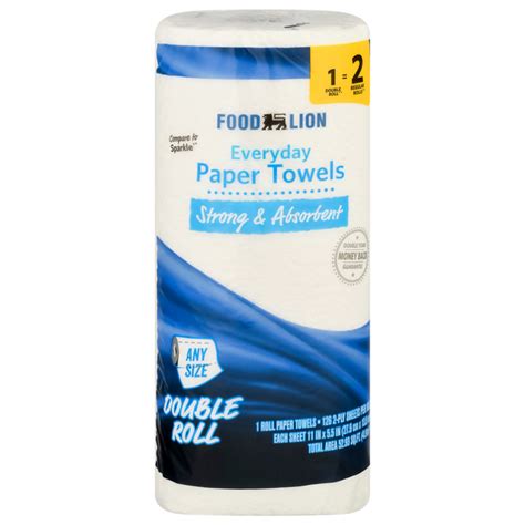 Save On Food Lion Strong Absorbent Everyday Double Roll Ply Paper