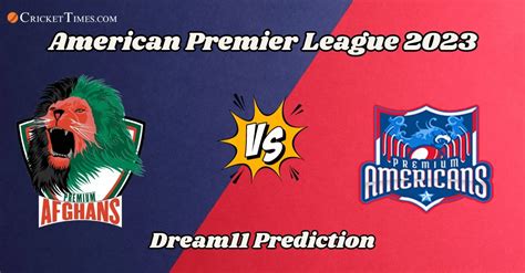 Pmf Vs Pma American Premier League 2023 Match Prediction Dream11 Team