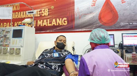 Jelang Hbp Ke Pegawai Bapas Malang Donorkan Darah Bapas Kelas I