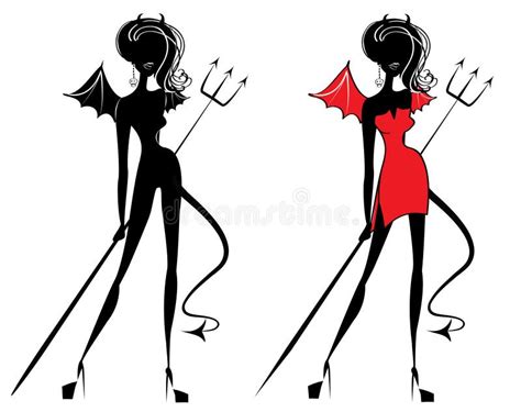 Devil Female Stock Illustrations 5519 Devil Female Stock