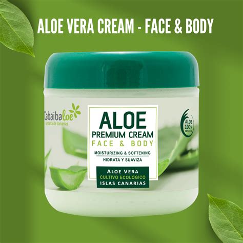 Premium Face And Body Cream Aloe Vera Canary Islands 300ml Tabaibaloe