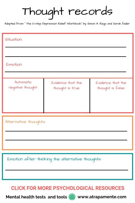 Positive Self Talk For Depression Printable Coping Skills Cbt Etsy